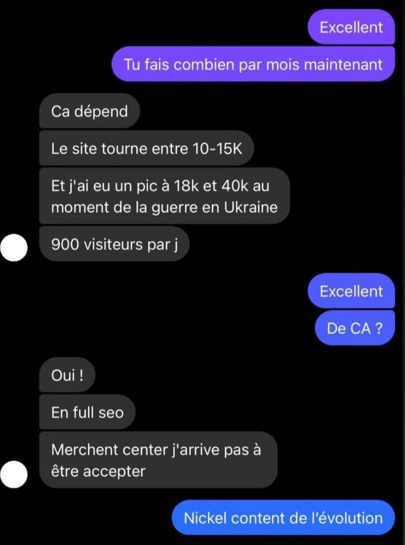 Retour membre 4 : club privé