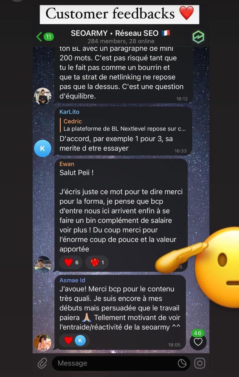 Retour membre 5 : club privé