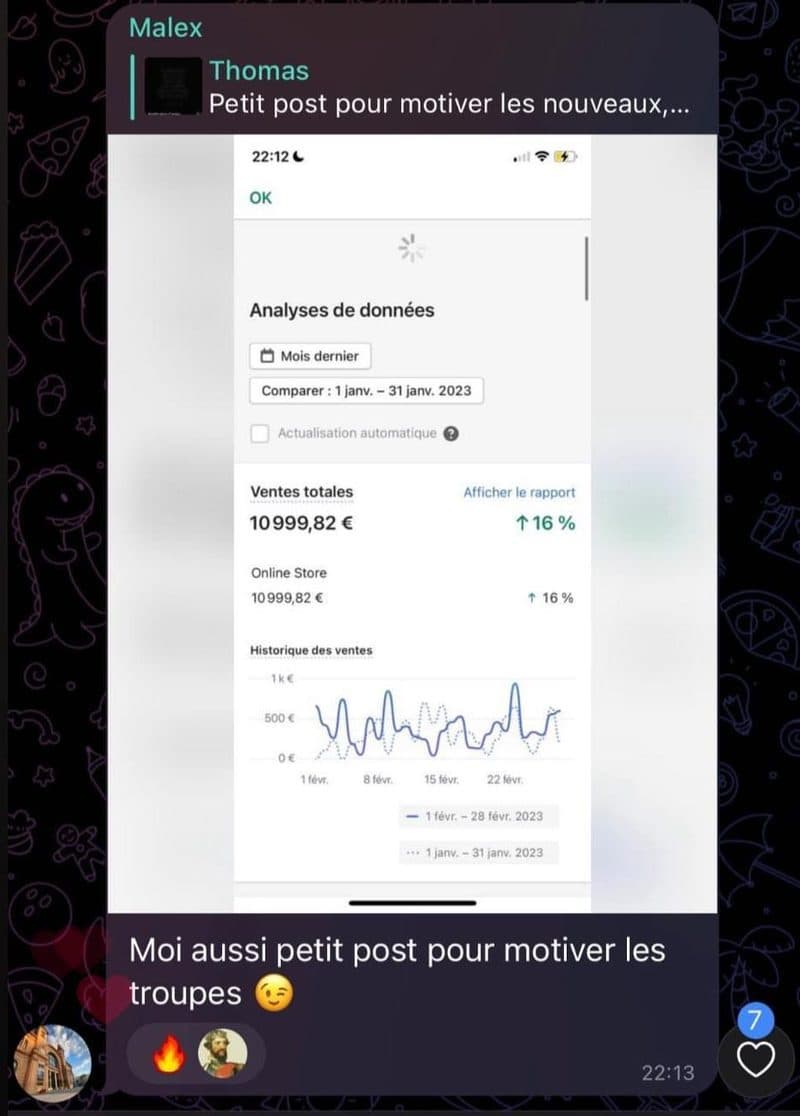 Retour membre 6 : club privé