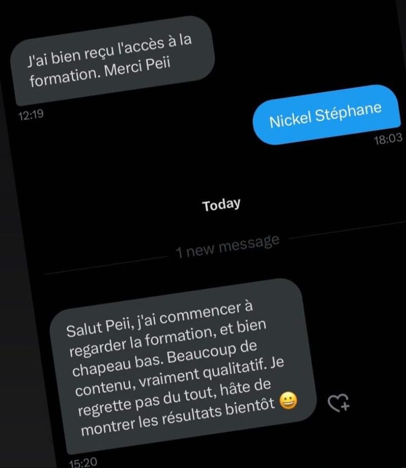 Retour membre 14 : club privé